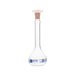 Flask Volumetric With Polypropylene Stopper  ASTM-E288 STD Class B,25 ml, Stopper no 9, Blue Printing - eiscoindustrial