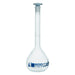 Flask Volumetric class 'A', cap. 200ml, socket size 14/23, borosilicate glass, Blue Printing - eiscoindustrial