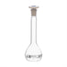 Flask Volumetric class 'B', cap. 50ml, socket size 12/21, borosilicate glass, White Printing - eiscoindustrial