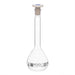 Flask Volumetric class 'B', cap. 100ml, socket size 14/23, borosilicate glass, White Printing - eiscoindustrial