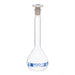 Flask Volumetric class 'B', cap. 100ml, socket size 14/23, borosilicate glass, Blue Printing - eiscoindustrial