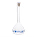 Flask Volumetric class 'B', cap. 500ml, socket size 19/26, borosilicate glass, Blue Printing - eiscoindustrial