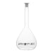 Flask Volumetric class 'B', cap. 5000ml, socket size 34/35, borosilicate glass, White Printing - eiscoindustrial