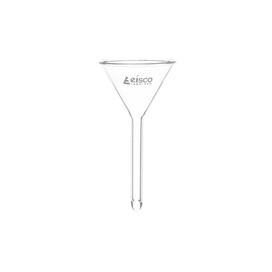 Funnel Filter 45mm, Borosilicate glass, plain at 60° angle - eiscoindustrial