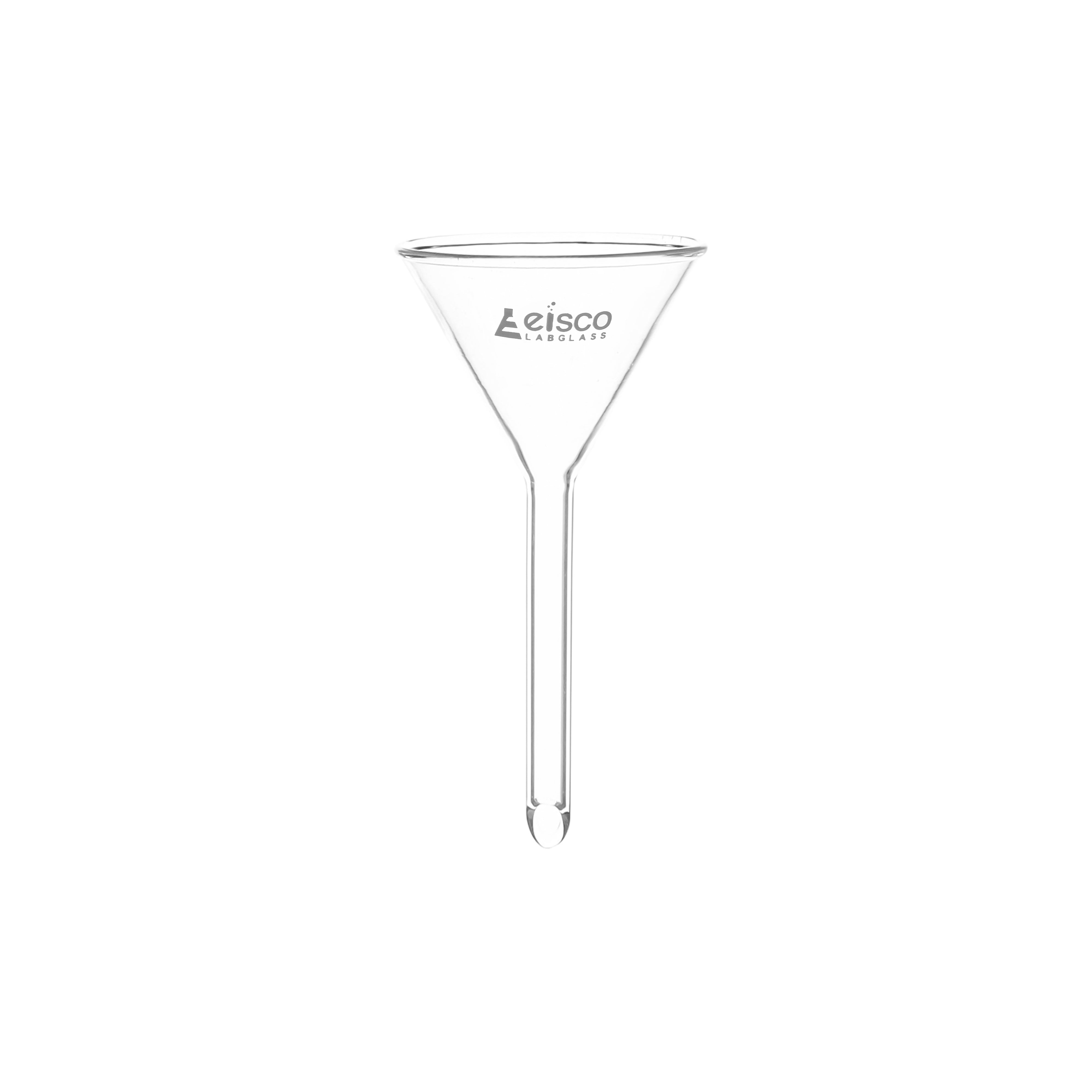 Funnel Filter 45mm, Borosilicate glass, plain at 60° angle - eiscoindustrial