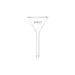 Funnel Filter 45mm, Borosilicate glass, plain at 60° angle - eiscoindustrial