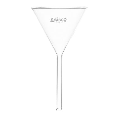 Funnel Filter 75mm, Borosilicate glass, plain at 60° angle - eiscoindustrial