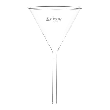 Funnel Filter 100mm, Borosilicate glass, plain at 60° angle - eiscoindustrial