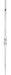 Pipette class 'B' 10ml, Borosilicate glass,  Whit Printing bulb form, Red - eiscoindustrial