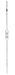 Pipette class 'B' 20ml, Borosilicate glass, White Printing bulb form, Yellow - eiscoindustrial