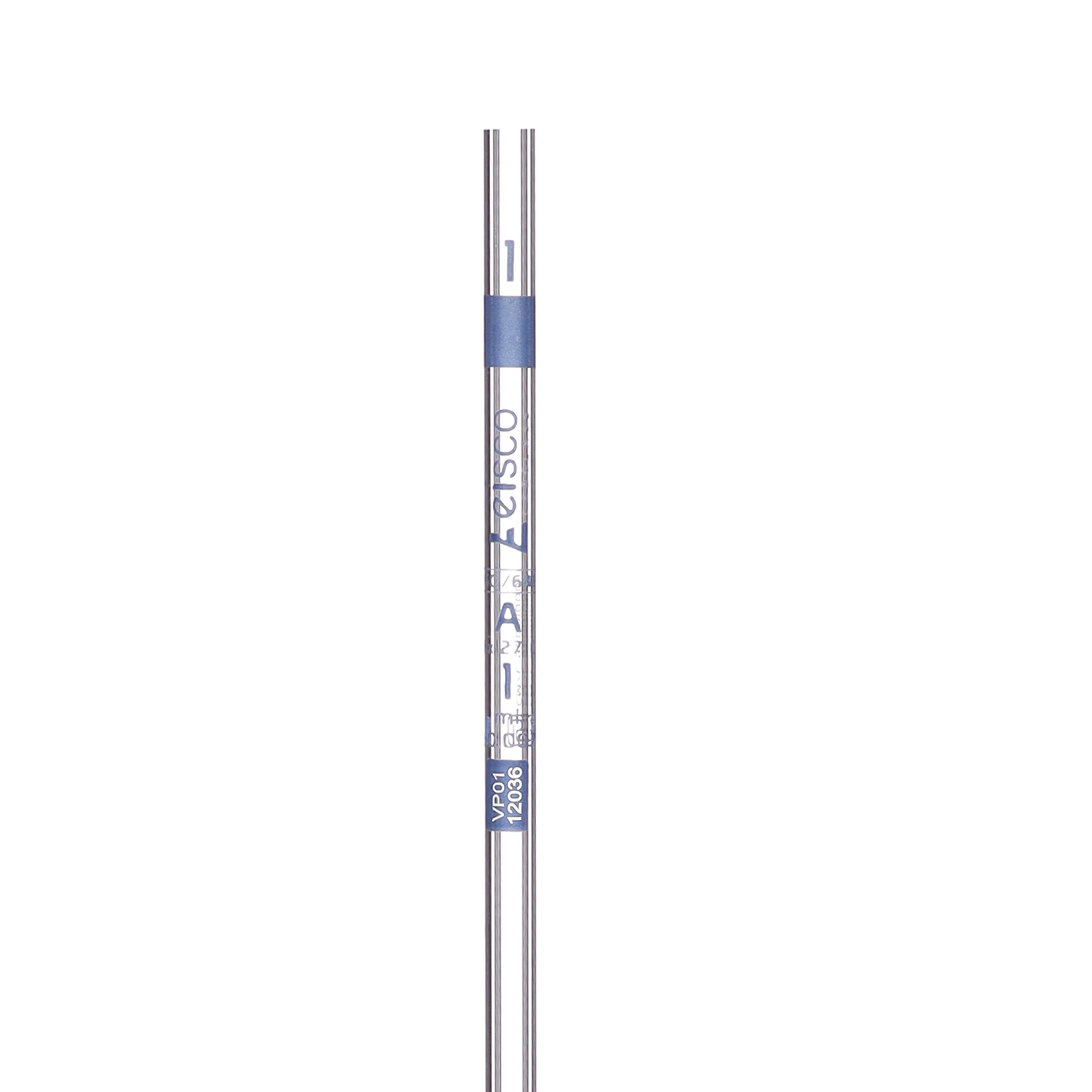 Pipette class 'A' 1ml, Borosilicate glass, Blue Printing bulb form, Blue ISI