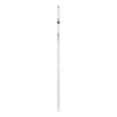 Pipette class 'A' 1ml, Borosilicate glass, White Printing bulb form, Blue - eiscoindustrial