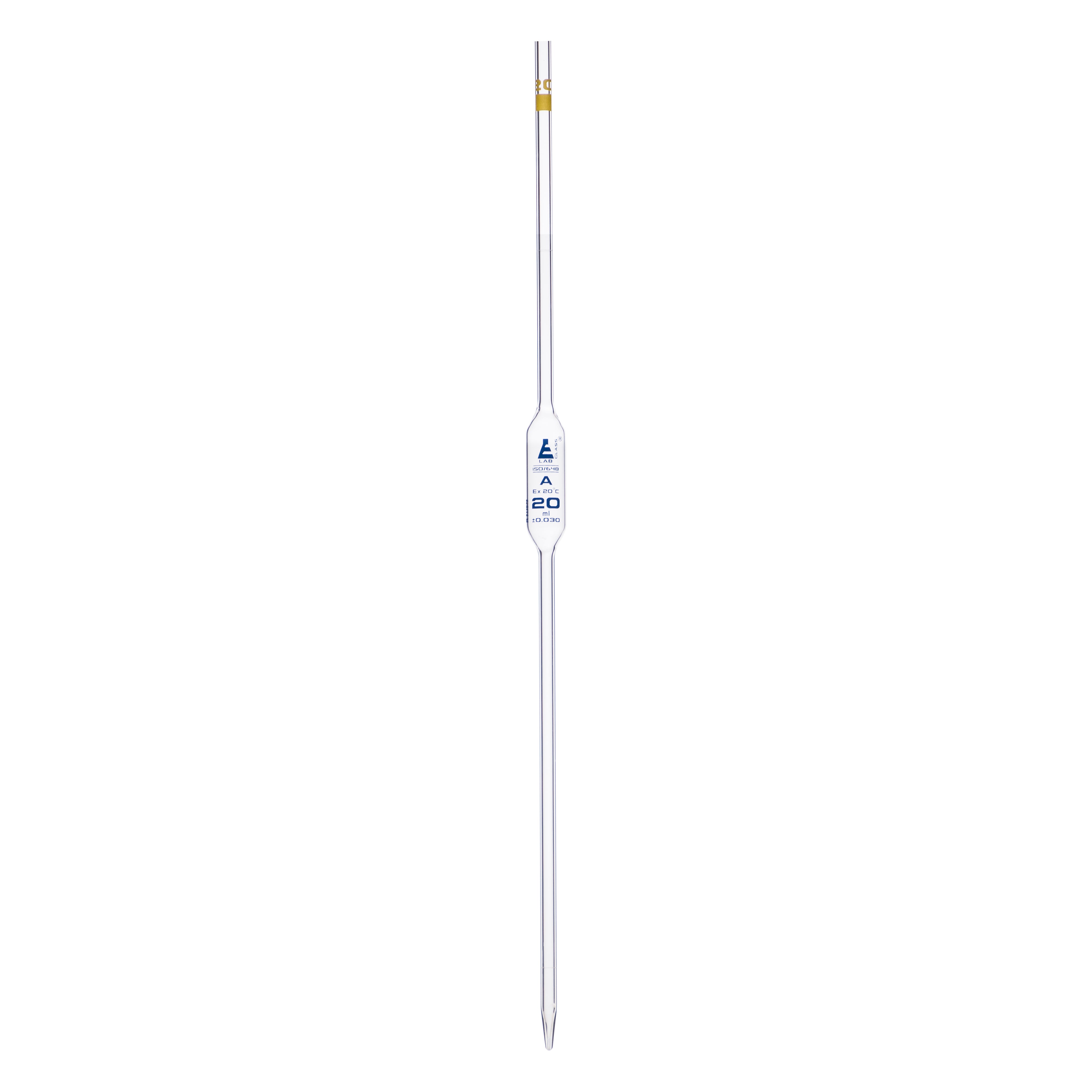 Pipettes - Glass, 2 Mark, Class-A 20ml - eiscoindustrial