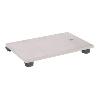 Rectangular Retort Stand Base-Stainless Steel,25 x 16cm - eiscoindustrial