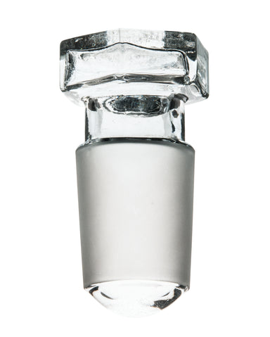 Stopper-Hollow with Round end, borosilicate glass, Cone 19/26 - eiscoindustrial