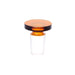 Reagent Bottle  Amber Graduated with solid glass stopper cap. 250ml 19/26 - eiscoindustrial