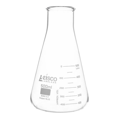 Flasks - Conical Erlenmeyer with Wide Neck, ASTM 1000ml - eiscoindustrial