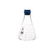 Flasks - Conical Erlenmeyer with Narrow Neck and Rubber Stopper, ASTM 25ml - eiscoindustrial