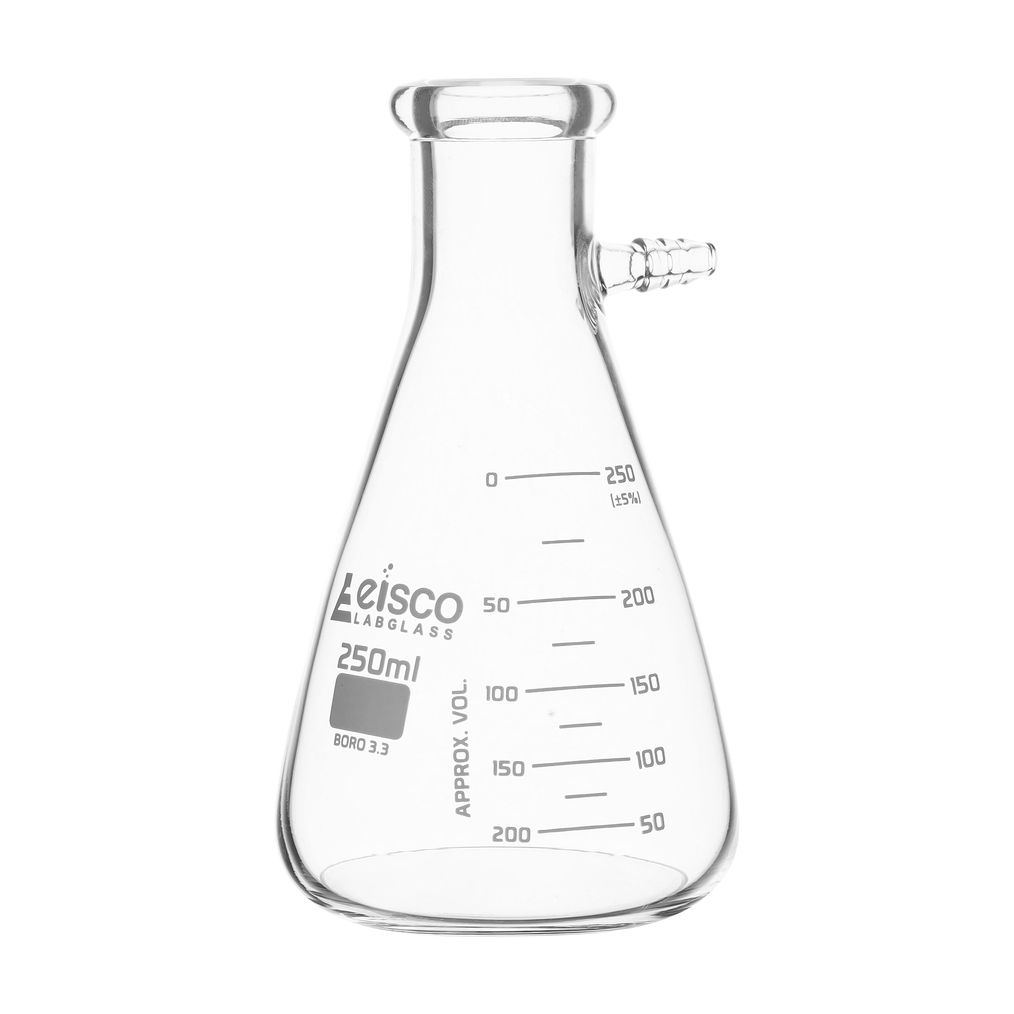 Flasks - Filtering with Glass Connector, ASTM,Capacity 500ml - eiscoindustrial