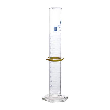 Graduated Cylinders - Glass, Class-A with Double Metric Scale, Capacity 250ml - eiscoindustrial