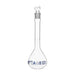 Flask - volumetric 200ml Class-A with solid PE Stopper - ASTM QR coded - eiscoindustrial