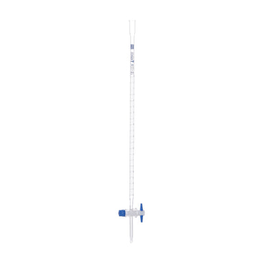 Burettes - Glass with PTFE key stocork, class-AS,capacity 10ml, Sub. Div. 0.050ml Tolerance ± 0.03ml, White Graduation - eiscoindustrial