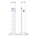 Graduated Cylinders - Glass, Class-A With Hexagonal Base, QR coded, 100ml - eiscoindustrial