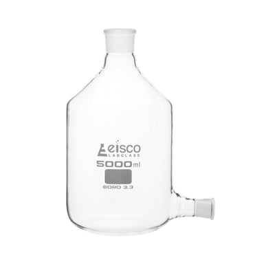 Aspirator Bottle with outlet for stopper 5000 ML - eiscoindustrial