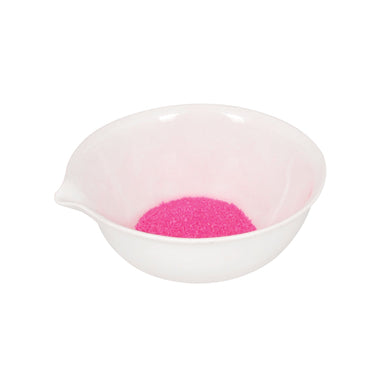 Basin Evaporating, Cap. 70ml, outer dia 75mm, Porcelain, round form with spout - eiscoindustrial