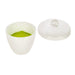 Crucible 30ml., Porcelain with lid, Tall - eiscoindustrial