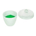 Crucible 40ml., Porcelain with lid, Tall - eiscoindustrial