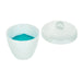 Crucible 250ml., Porcelain with lid, Tall - eiscoindustrial