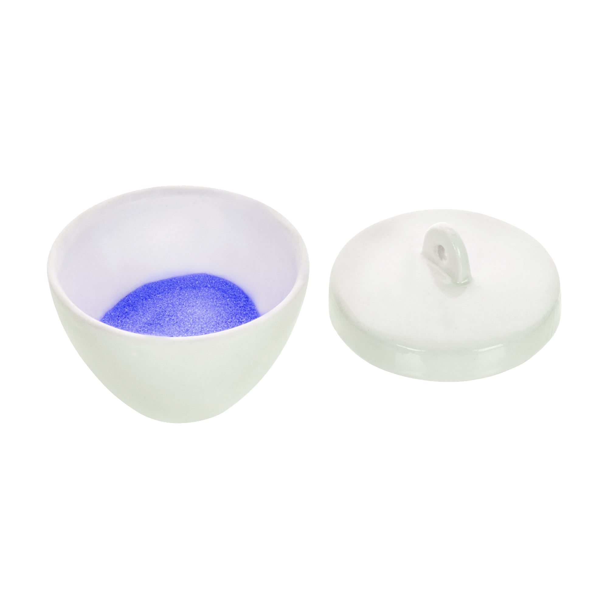 Crucible 30ml., Porcelain, Squat - eiscoindustrial