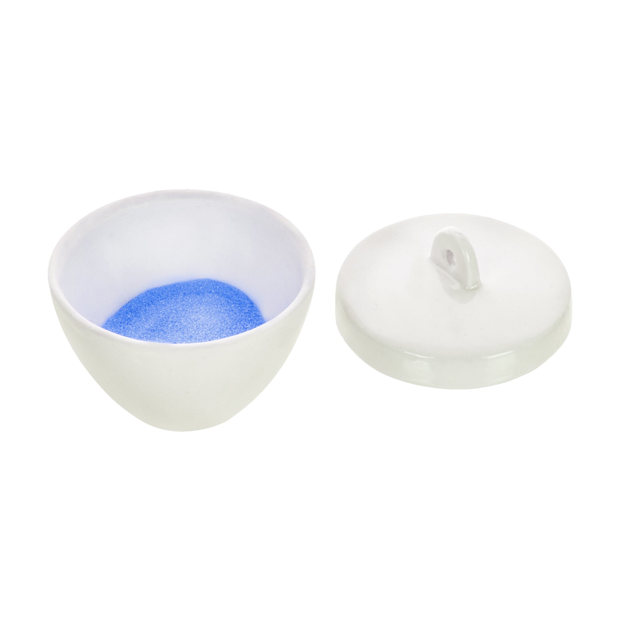 Crucible 100ml., Porcelain, Squat - eiscoindustrial