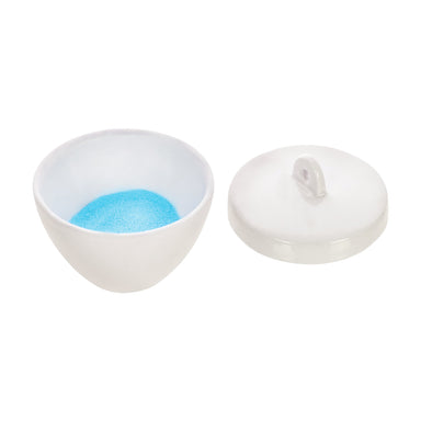 Crucible 250ml., Porcelain, Squat - eiscoindustrial