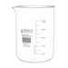 Beaker Low form, with spout made of borosilicate glass, graduated 3000 ml - eiscoindustrial