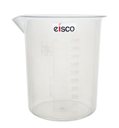 Beaker - Euro Design, Polypropylene, 2000 x 50ml. - eiscoindustrial