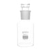 Bottle Reagent, borosilicate glass, wide mouth with interchangeable hexagonal glass hollow stopper , socket size 34/35 250 ML - eiscoindustrial