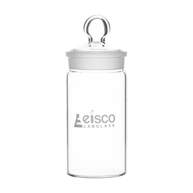 Weighing bottle-Tall form, borosilicate glass with interchangeable ground stopper, cap. , OD 30mm, height 60mm 25 ML - eiscoindustrial