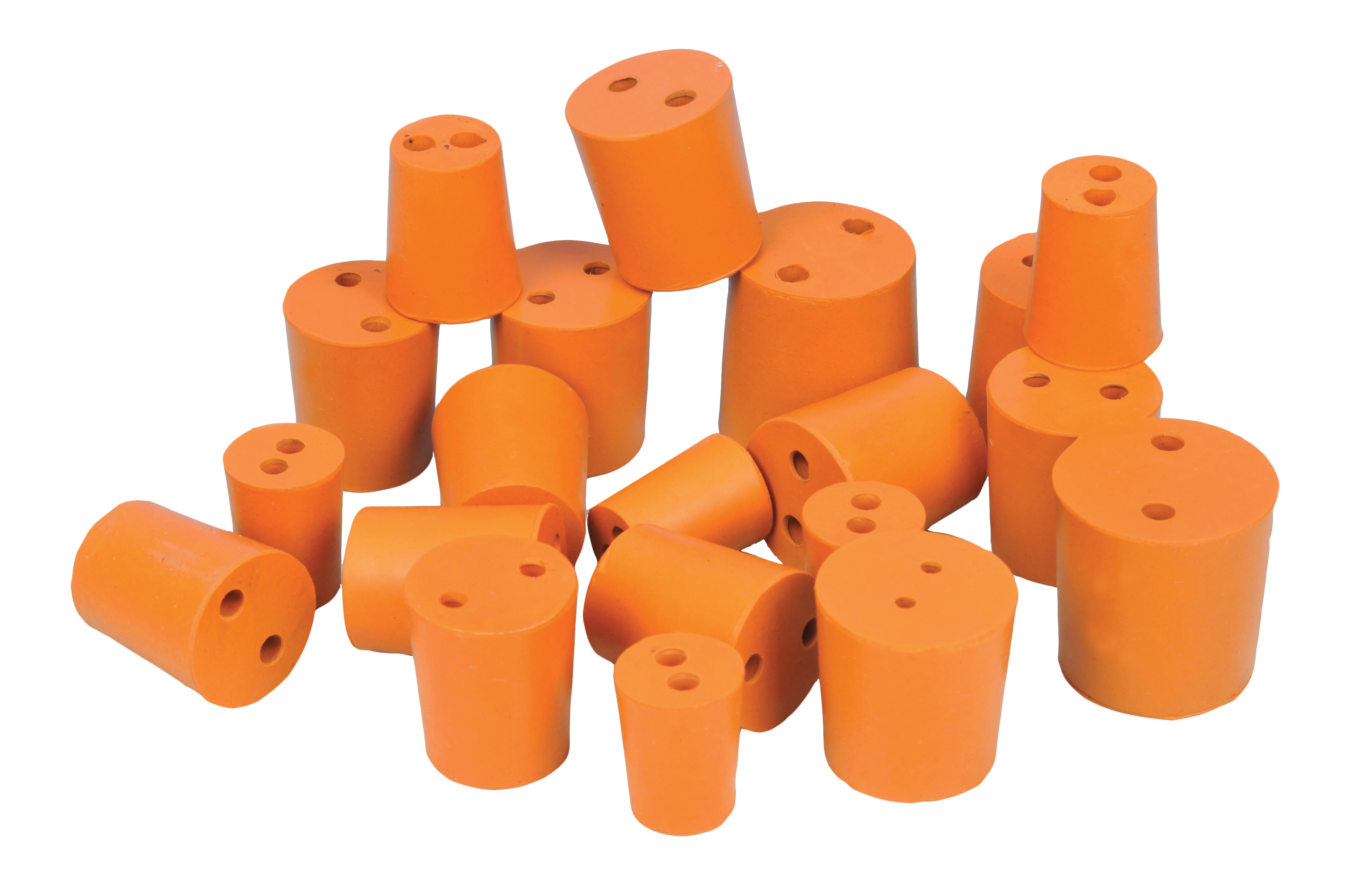 Stopper Rubber - Two hole, pk of 50 - eiscoindustrial