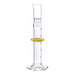 Cylinder Measuring Graduated, cap. 25ml., class 'A', glass hex. base,with protective guard & spout, borosilicate glass, Blue Graduation. As per ASTM E1272 std. - eiscoindustrial