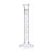 Cylinder Measuring Graduated, cap. 5ml, class 'B', round base with spout, borosilicate glass, Blue Graduation - eiscoindustrial