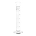 Cylinder Measuring Graduated, cap. 50ml., class 'A', round base with spout, borosilicate glass, Blue Graduation - eiscoindustrial