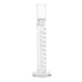 Cylinder Measuring Graduated, cap. 100ml., class 'A', Hex. base with spout, borosilicate glass, White Graduation - eiscoindustrial