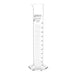 Cylinder Measuring Graduated, cap. 500ml., class 'A', Hex. base with spout, borosilicate glass, White Graduation - eiscoindustrial