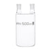 Gas wash bottle Woulff , borosilicate glass with two necks 500 ML - eiscoindustrial