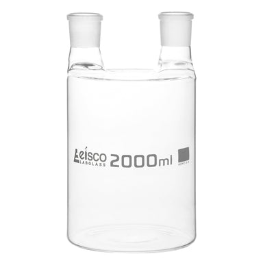 Gas wash bottle Woulff , borosilicate glass with two necks 2000 ML - eiscoindustrial