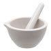 Mortar & Pestle, Porcelain, outer dia 105mm, cap. 150ml. - eiscoindustrial