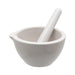 Mortar & Pestle, Porcelain, outer dia 125mm, cap. 275ml. - eiscoindustrial