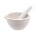 Mortar & Pestle, Porcelain, outer dia 180mm, cap. 900ml. - eiscoindustrial